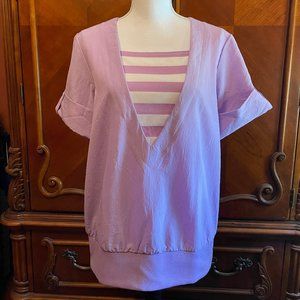 Cute "Blair" Lavender Top